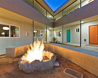 Firepit In The Common Area
